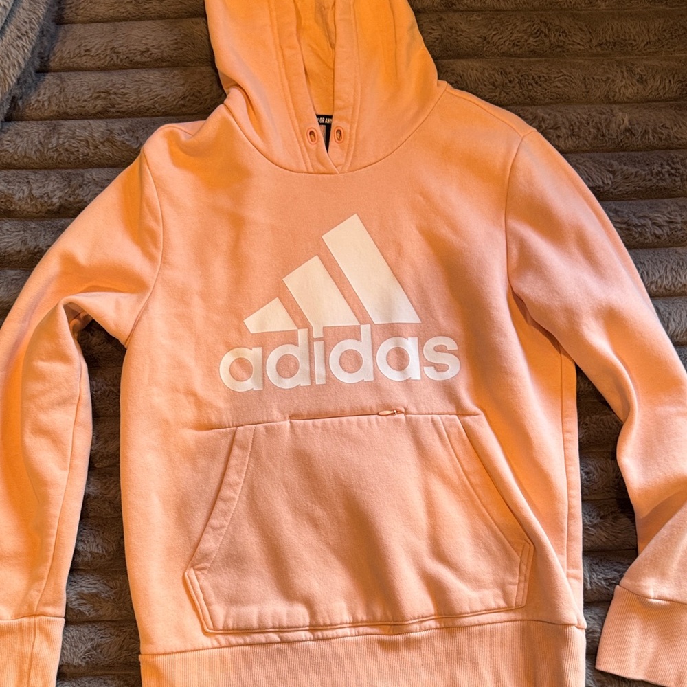 Adidas Light Coral Hoodie